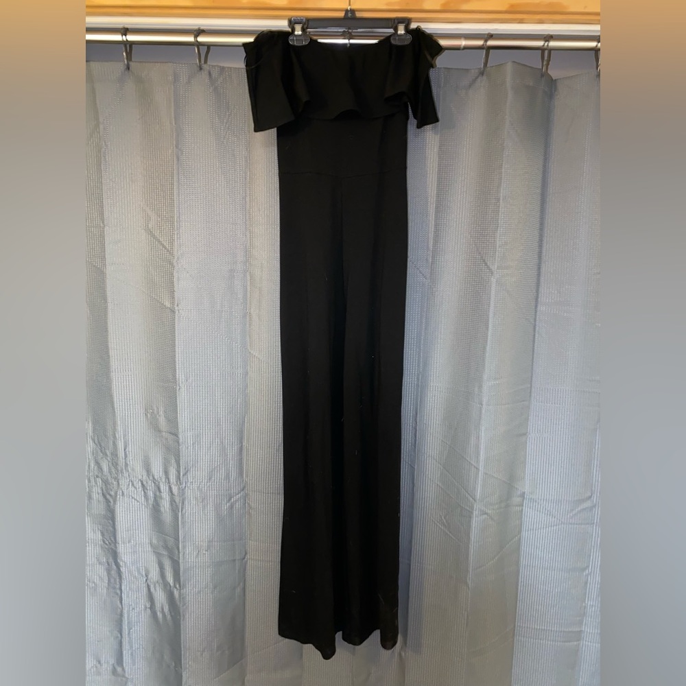 Black karlie Off the Shoulder Jumpsuit